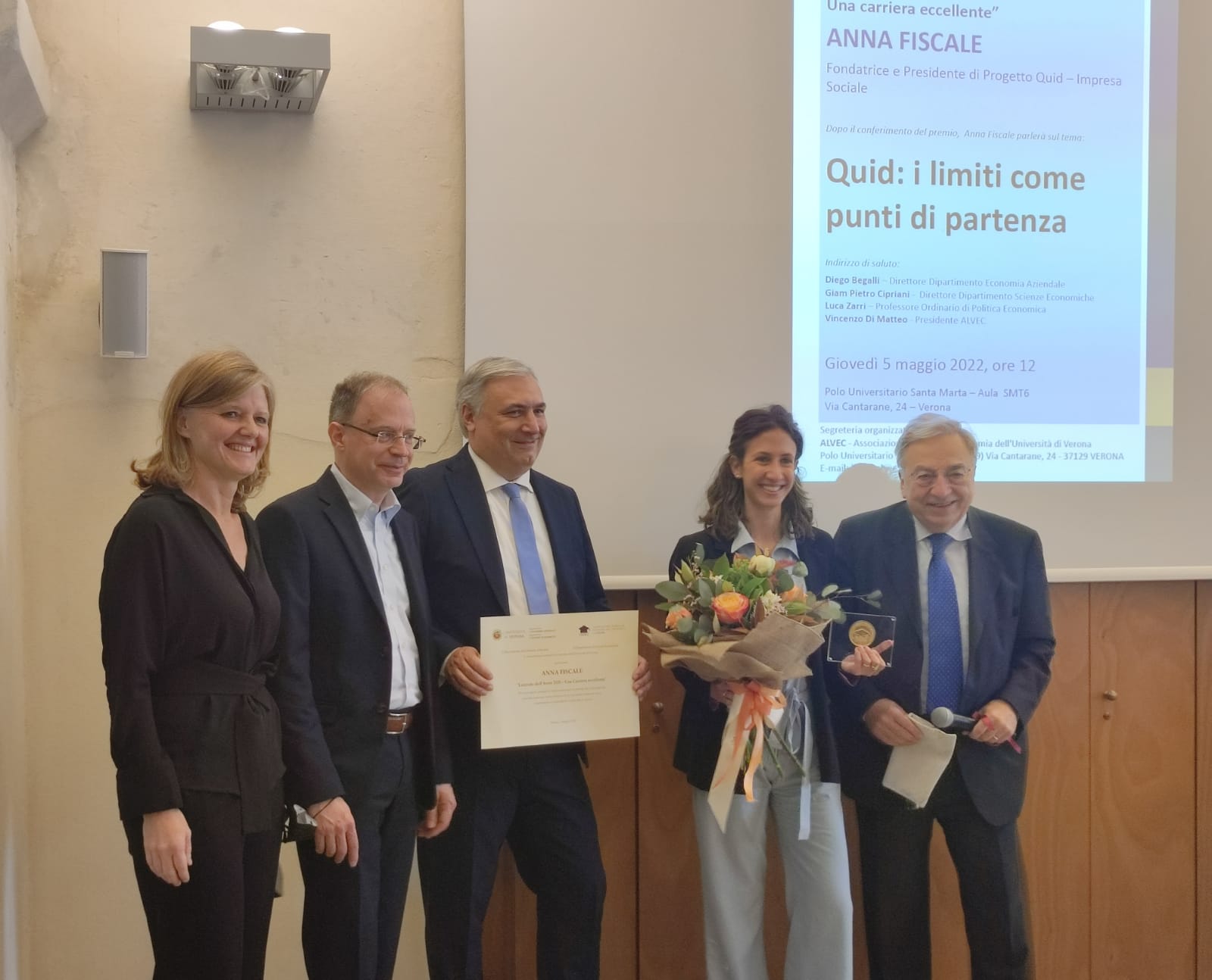 Anna Fiscale (Quid) è la laureata dell’anno 2020 per UniVerona