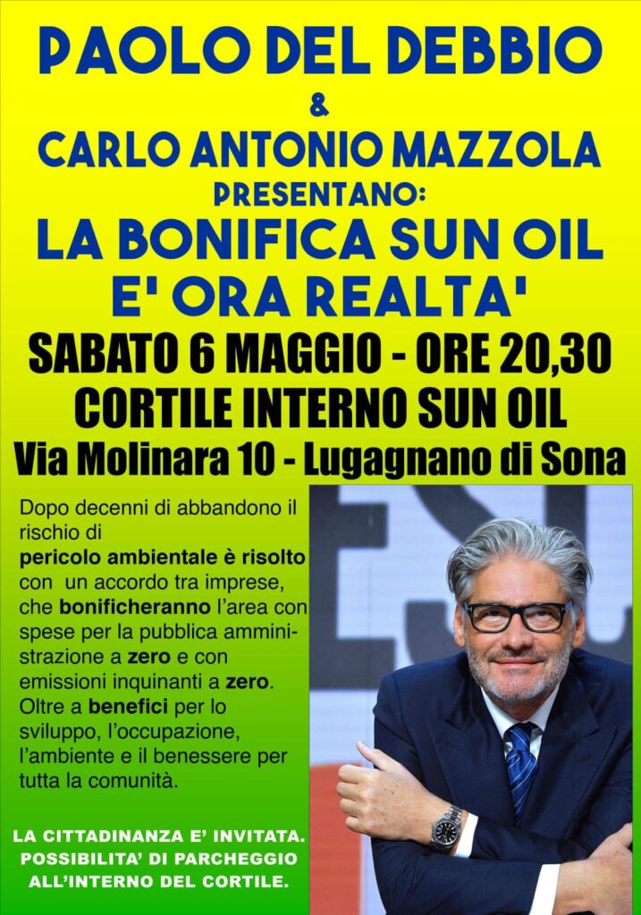 Sona, bomba Sun Oil sulle elezioni: questa sera si presenta il progetto privato per sfruttare l'area 1 del debbio