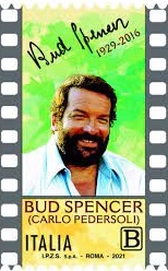 Francobollo per Bud Spencer che ieri avrebbe compiuto 92 anni