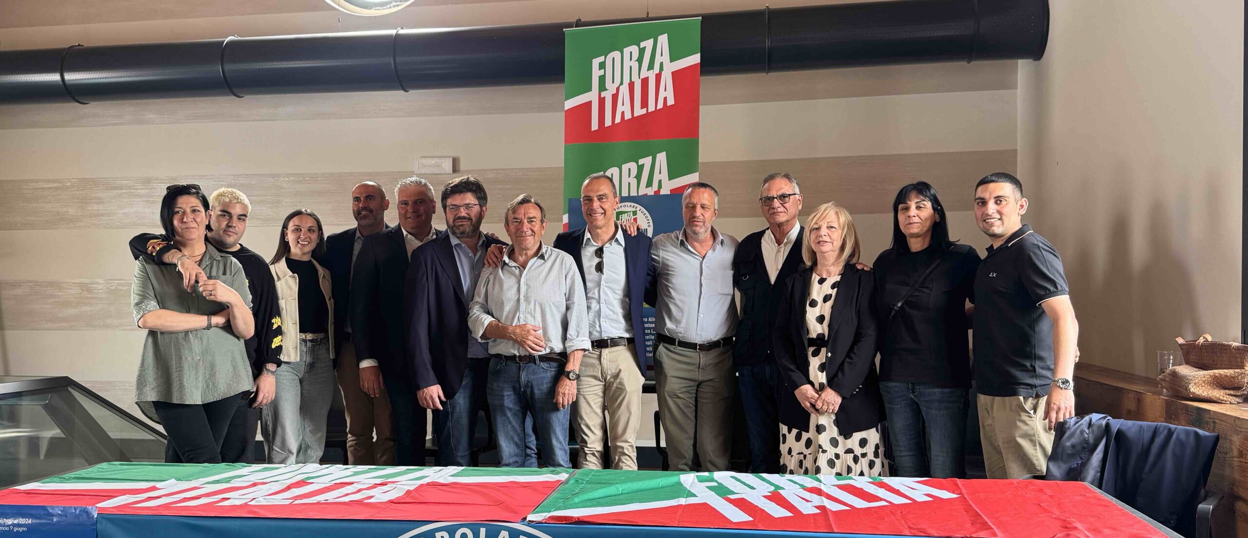 Gardoni. Con lui il centrodestra unito e tutta la filiera di governo, da Valeggio fino a Roma