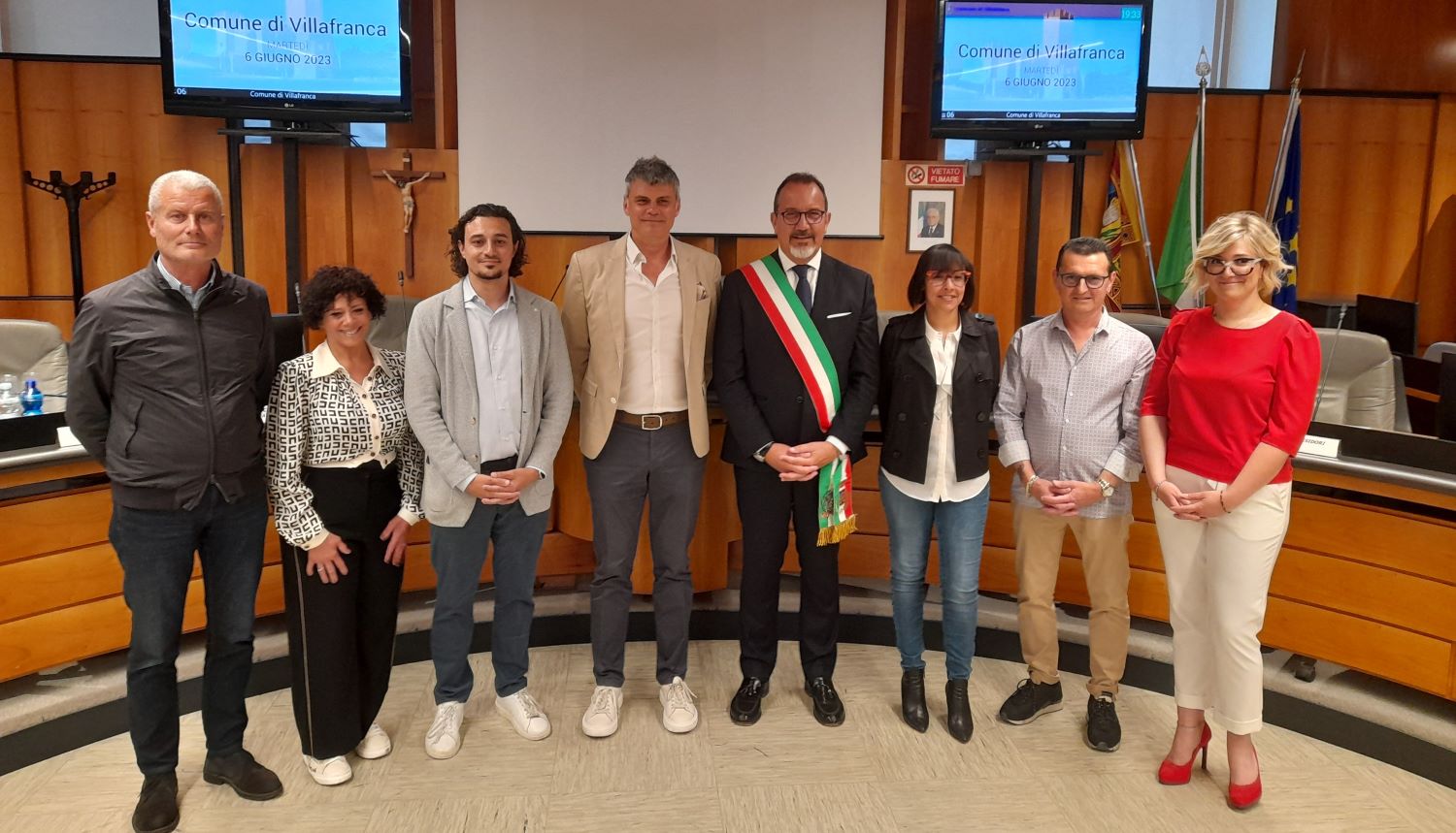 Villafranca, parte la Giunta del Dall’Oca bis, Maraia è il nuovo vicesindaco. Terilli alla presidenza del Consiglio comunale