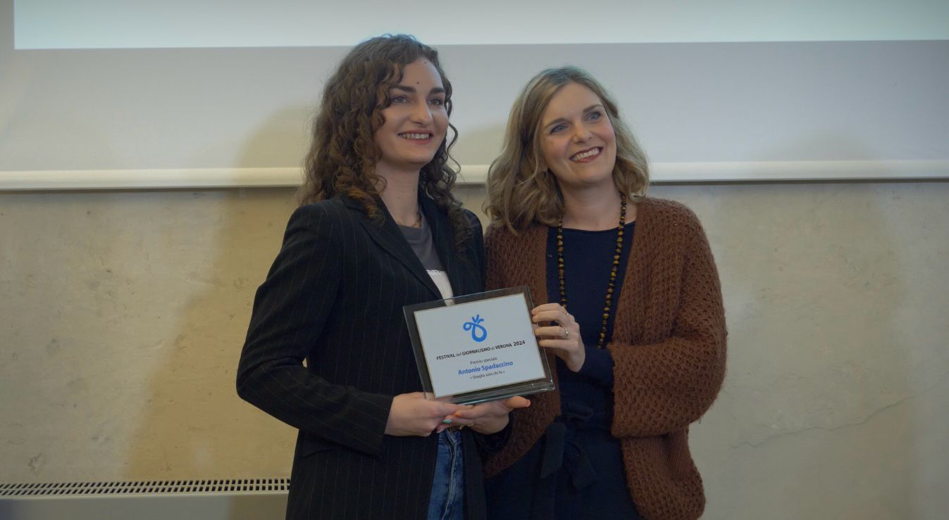 A Matilde Anghinoni de L’Adige il Premio Antonio Spadaccino come miglior cronista under 35