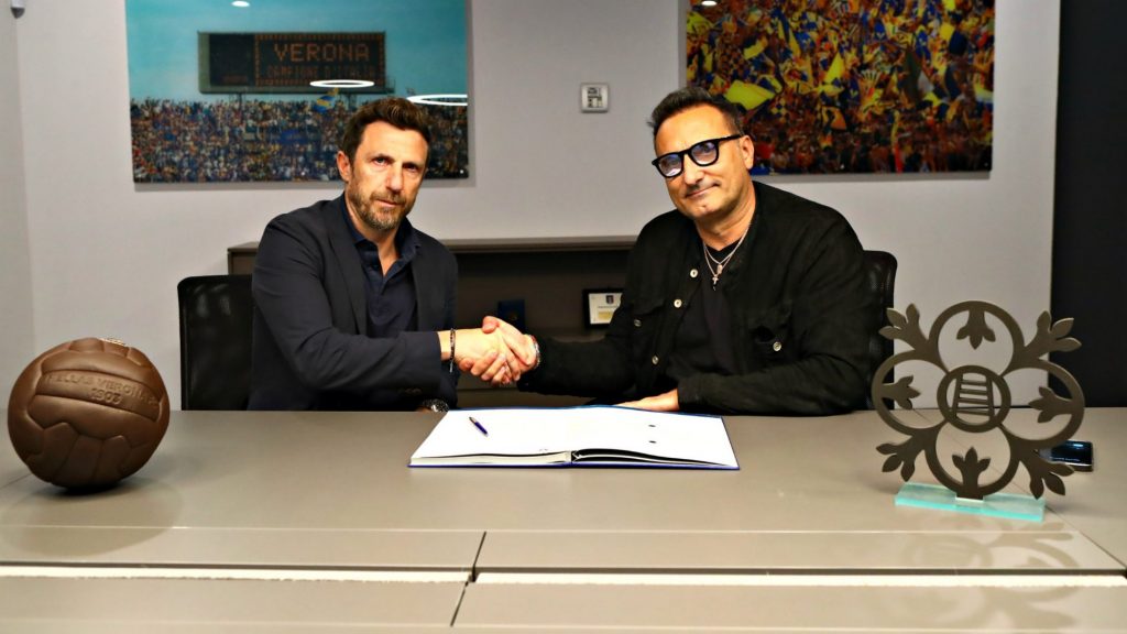 Hellas Verona, ora è ufficiale l’arrivo in panchina di Eusebio Di Francesco
