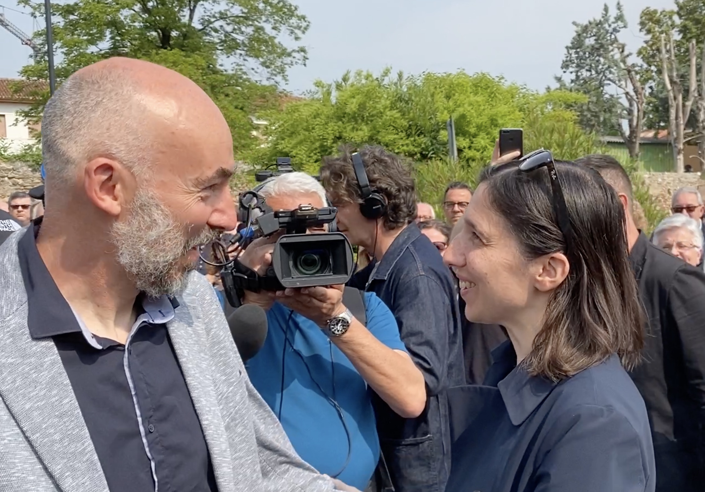 Elly Schlein a Villafranca per sostenere la corsa di Melotti a sindaco