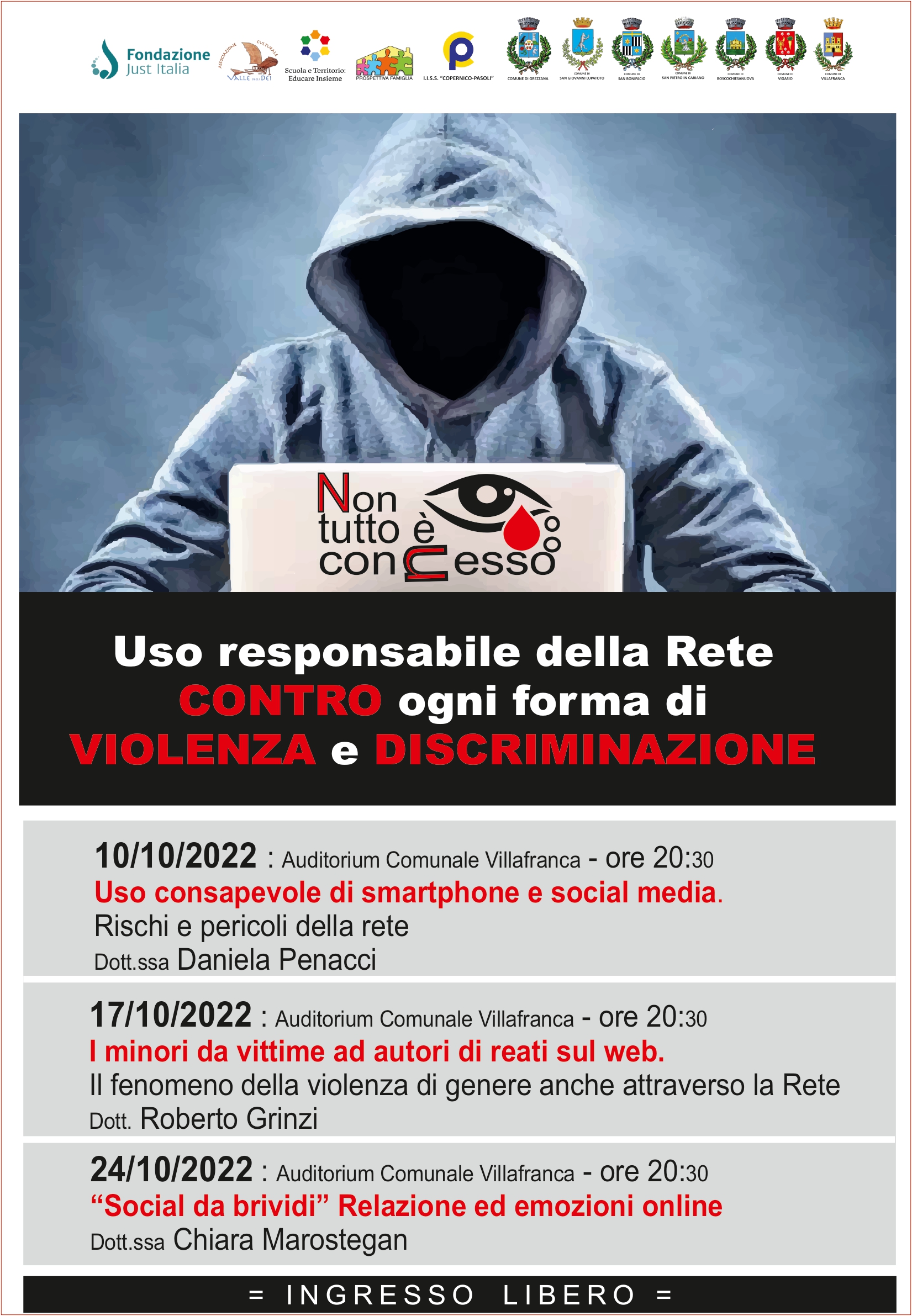 “Non tutto è conn(c)esso”: prende il via questa sera il nuovo format contro violenza di genere e sul web