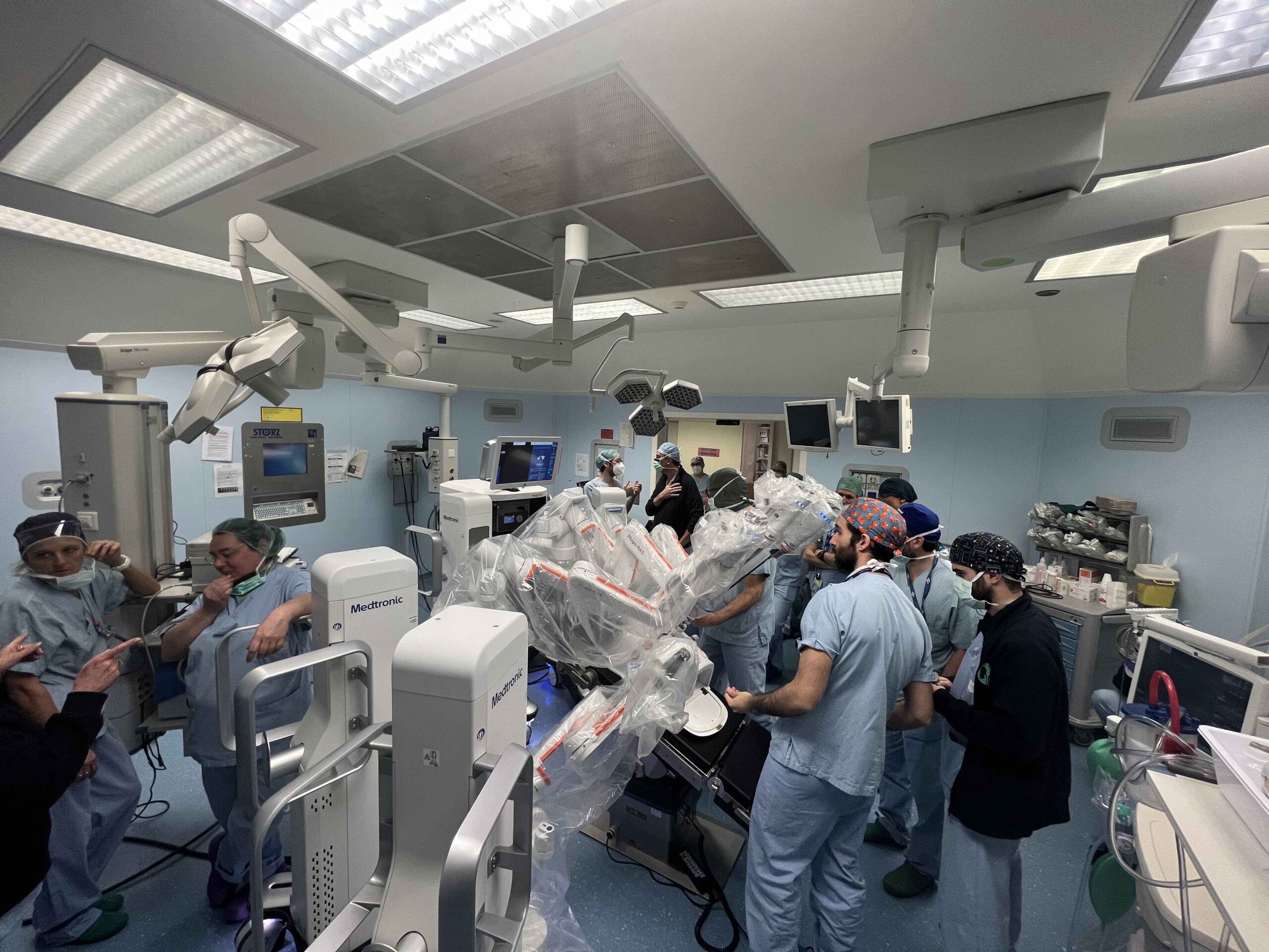 Il robot Hugo ha agito per la prima volta in Veneto.