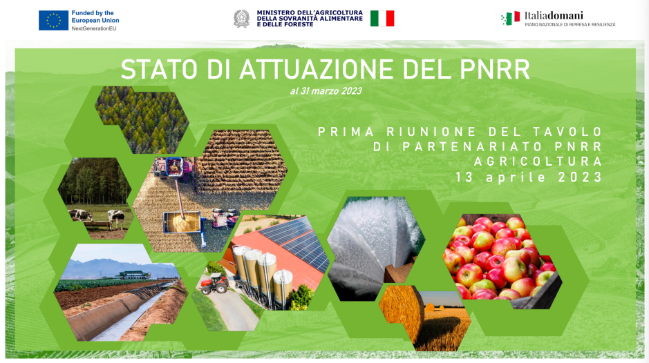 Presentato lo stato di attuazione del PNRR per l’Agricoltura. Ecco gli investimenti già previsti entro il 2026.