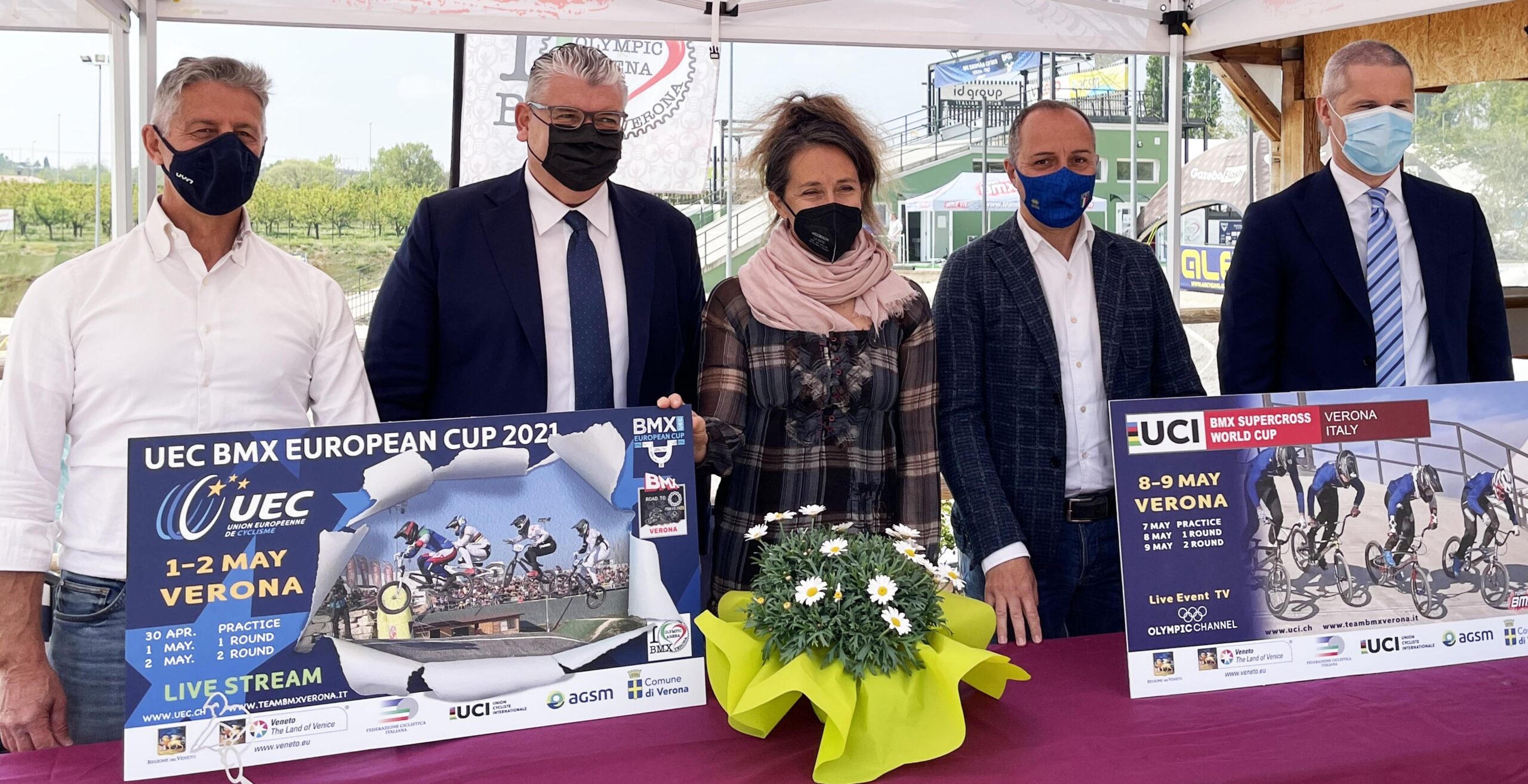 BMX, a Verona arrivano a maggio  la Coppa Europea e la Coppa del Mondo con 650 atleti