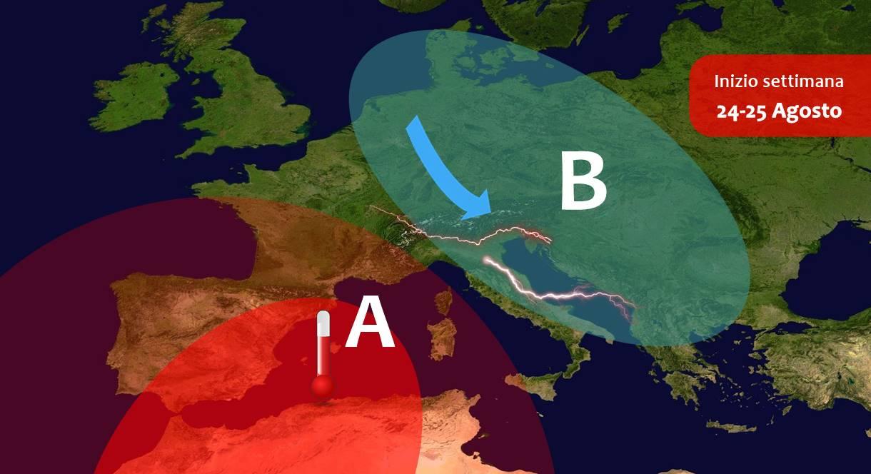 Meteo: in serata tornano le precipitazioni sulle aree montane venete