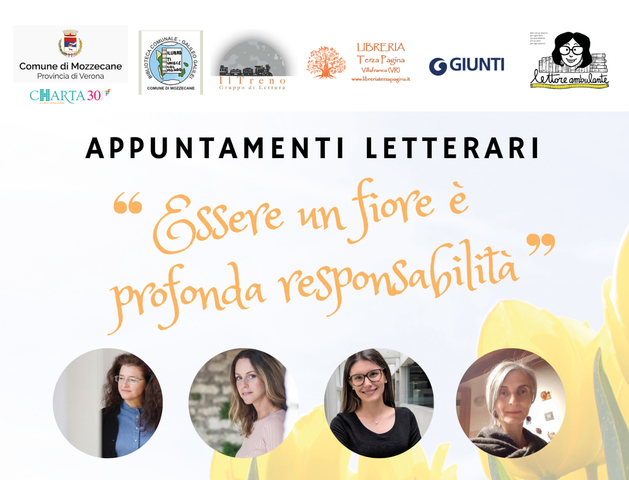 Mozzecane. Rassegna letteraria dell’assessore alla cultura: ‘essere un fiore è profonda responsabilità’