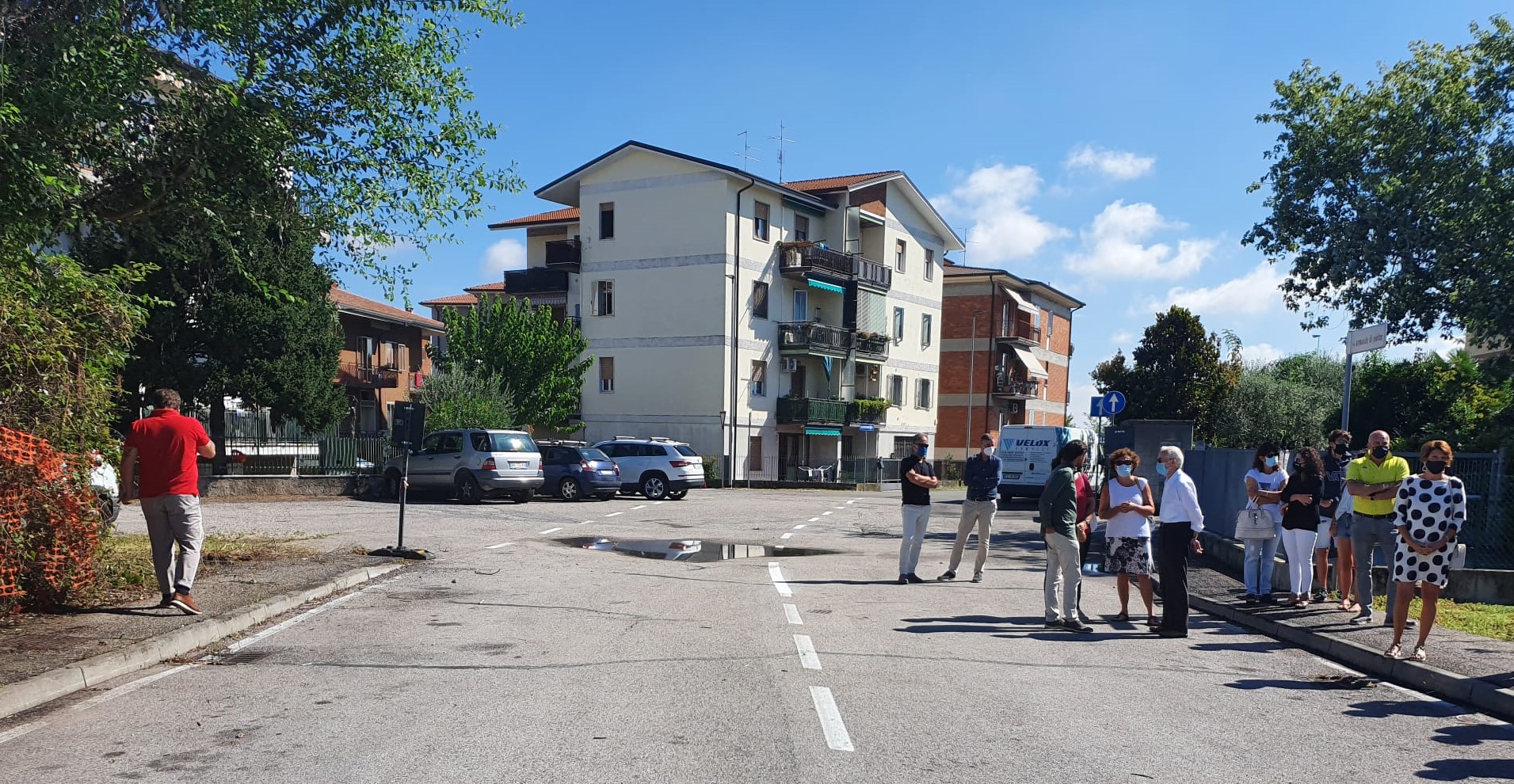 Dopo tre anni di attesa, via Armando di Pietro a San Massimo è oggi ufficialmente aperta