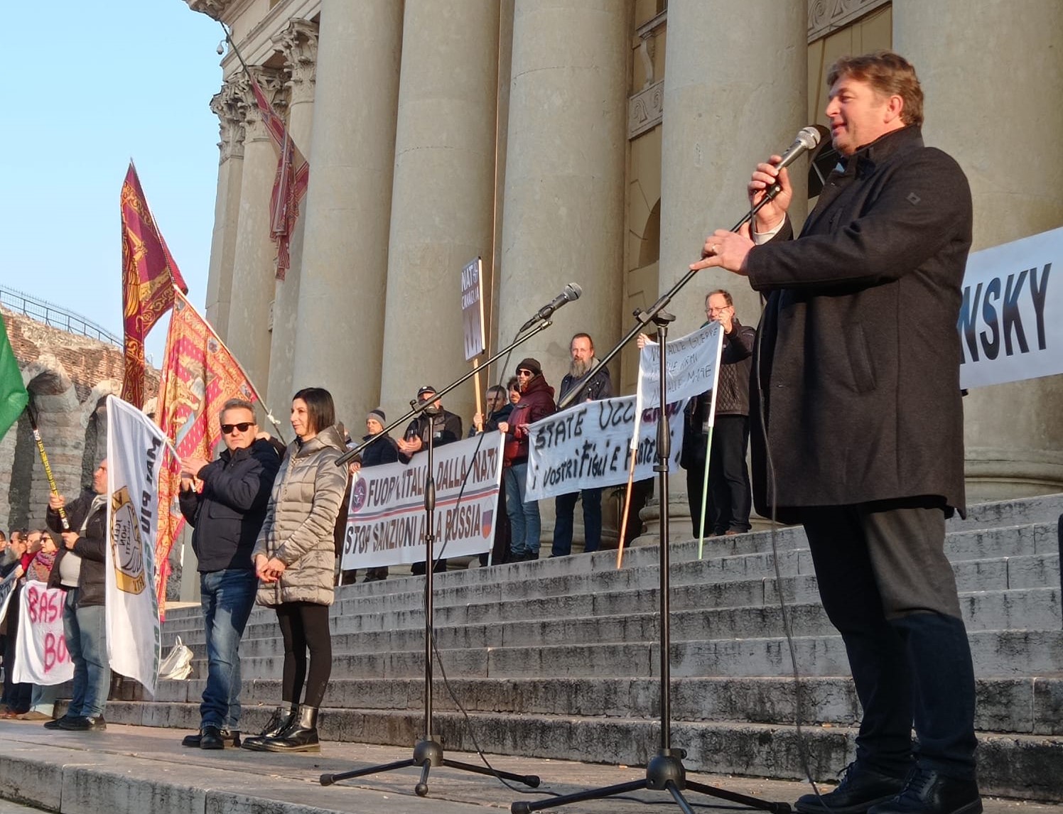 Anche dei veronesi alla manifestazione contro il riarmo 