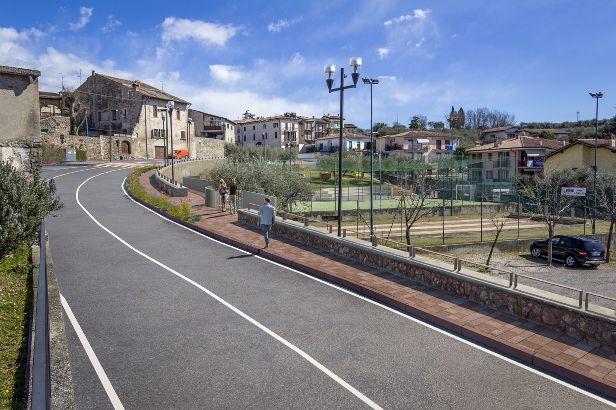 Bardolino, parte la riqualificazione pedonale di Calmasino