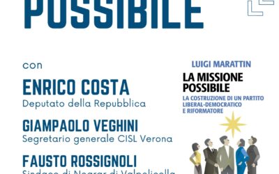 Luigi Marattin domani sera a Verona: presenta il suo libro e chiama a raccolta i liberali