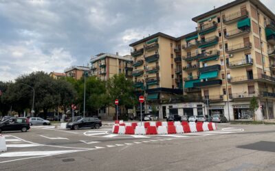 Finiti i lavori per la nuova rotatoria allo Stadio