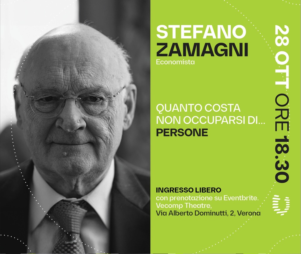 Quanto costa lo spiegherà Stefano Zamagni, che insegna economia civile nel contesto sociale.