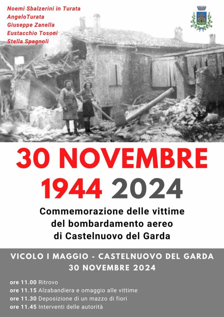 Castelnuovo del Garda ricorda le vittime del bombardamento del 1944 1 castelnuovo