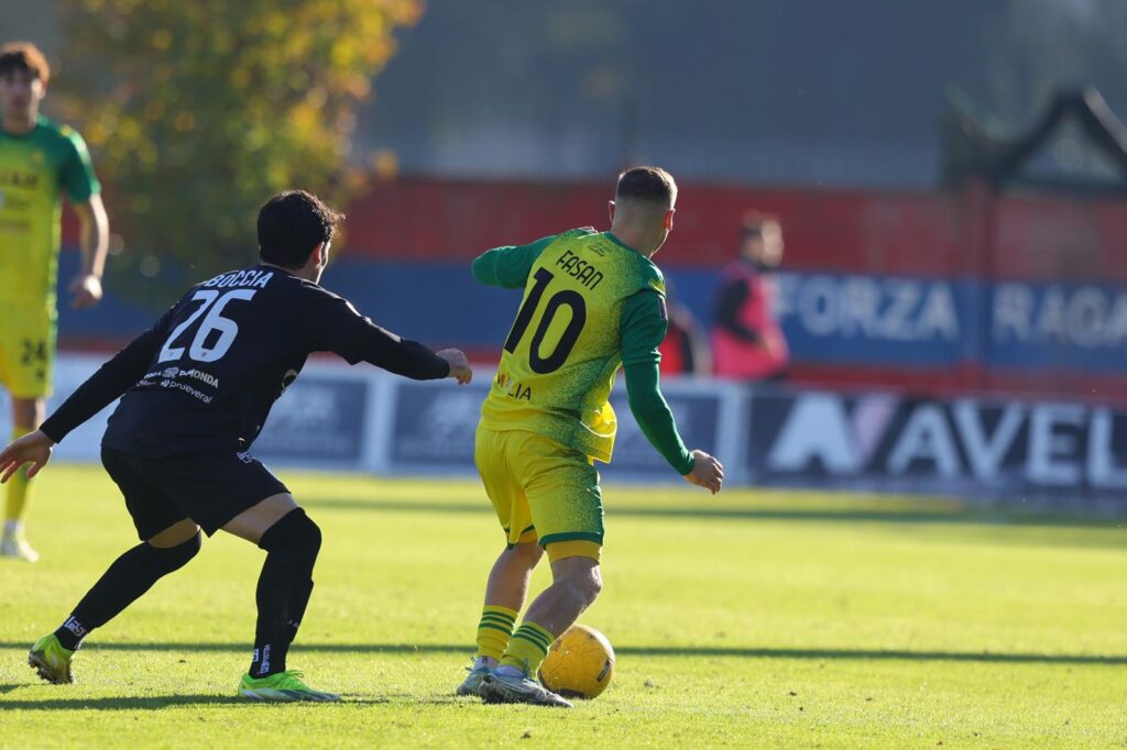 Caldiero-Arzignano 1-2. Soave: "È ora di crescere e prendersi le proprie responsabilità" 1 Nicola Fasan vs Arzignano