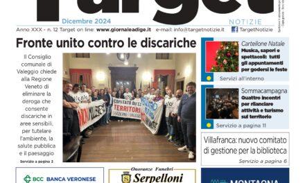 Target Notizie, è in distribuzione il numero di dicembre dell’edizione villafranchese