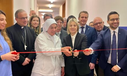 Inaugurazione del nuovo centro di riabilitazione ICR dell’istituto Gresner di Verona.