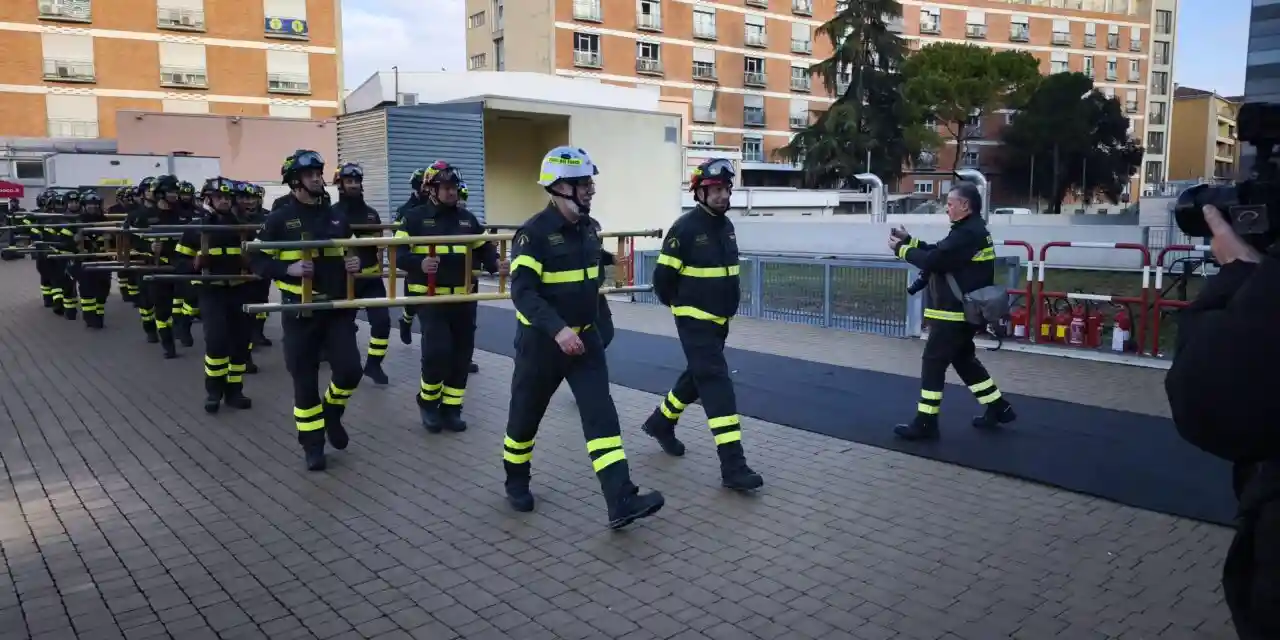 Maxi esercitazione a Verona in vista delle Olimpiadi