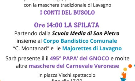 Il Carnevale di Lavagno, dal 31 gennaio al 3 febbraio