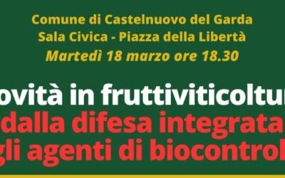Fruttiviticoltura: le novità illustrate dagli esperti a Castelnuovo