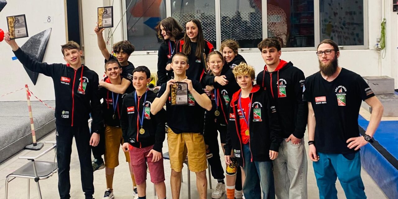 King Rock a podio nella 1^ prova Veneto Boulder Junior Cup 2025