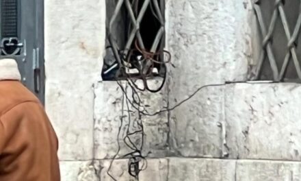 Svelato il mistero della ciabatta di Palazzo Barbieri 