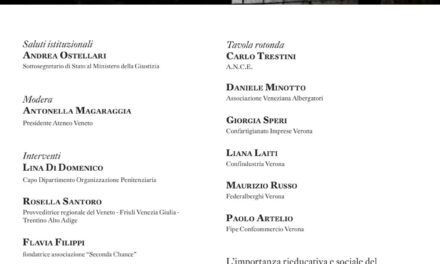 “Carcere e Lavoro”: convegno dell’Ateneo Veneto mercoledì 2 aprile