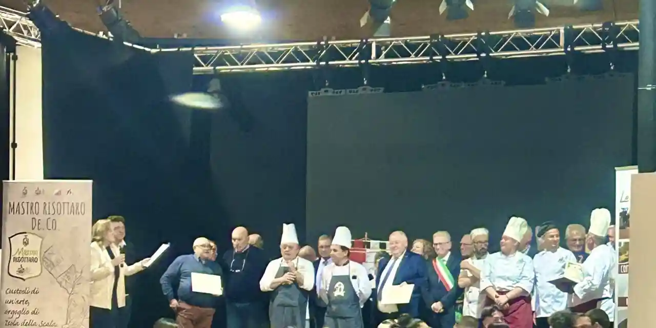 Cena delle Eccellenze: dai piatti della tradizione alla qualifica di Mastro Risottaro