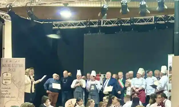 Cena delle Eccellenze: dai piatti della tradizione alla qualifica di Mastro Risottaro