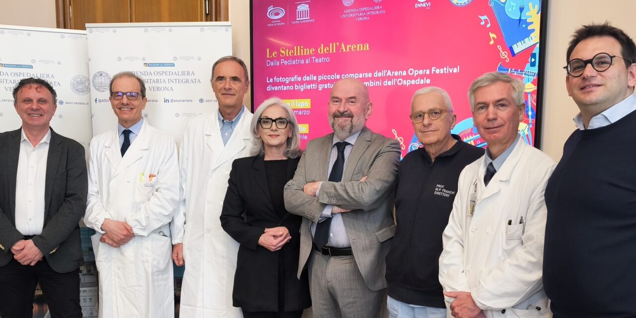 Dalla Pediatria al Filarmonico con le ‘Stelline dell’Arena’