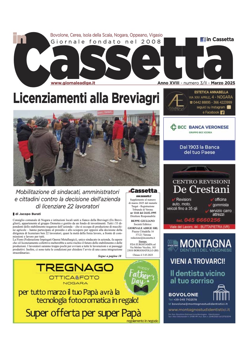 inCassetta Nogara Marzo 2025 online