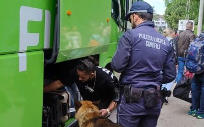 Sicurezza sui mezzi pubblici: maxi controllo congiunto tra Polizia Locale e ATV