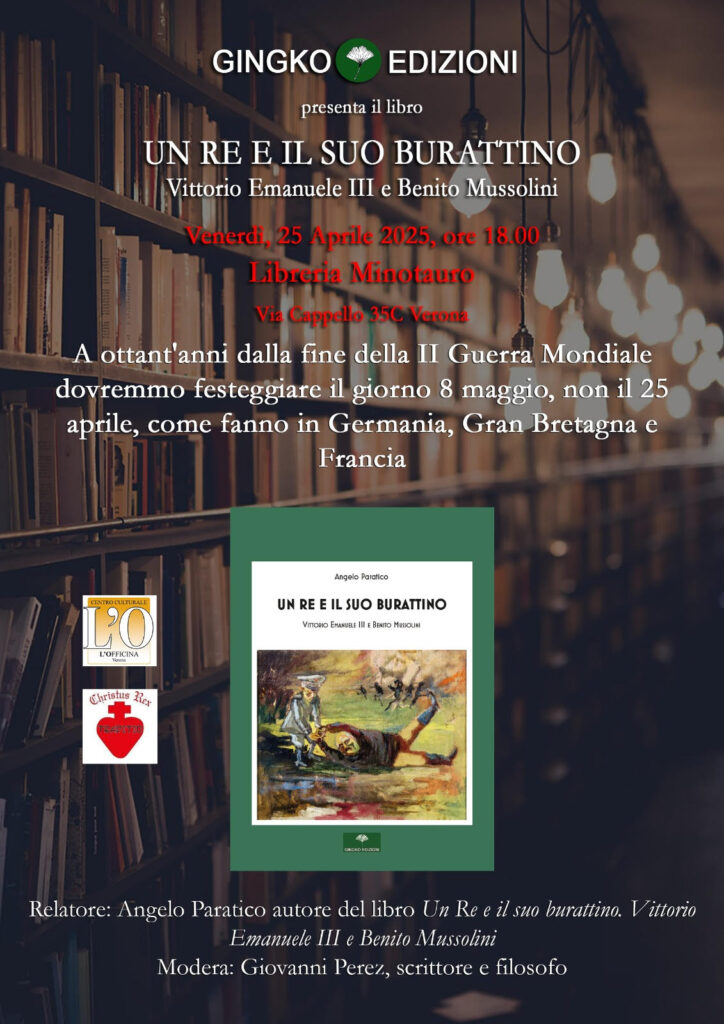 Un Re e il suo burattino. L’ultimo libro di Angelo Paratico 1 Un Re e il suo burattino. L’ultimo libro di Angelo Paratico