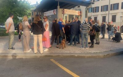 Piazza Cittadella. La solidarietà ad Angelina dei residenti
