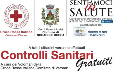 A Bagnolo una mattina dedicata alla salute: controlli sanitari gratuiti con la Croce Rossa