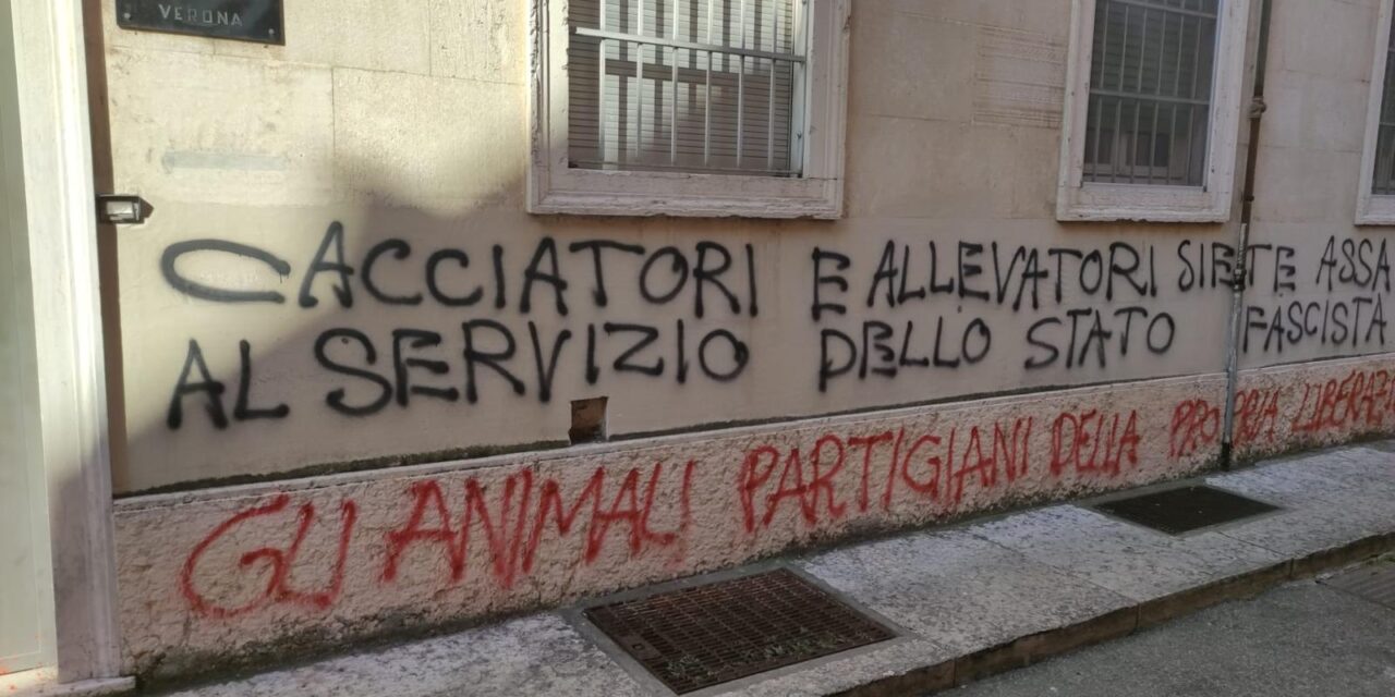 Rigo. Solidarietà a Federcaccia per le scritte sulla sede