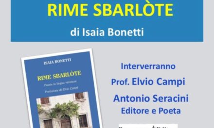 Mozzecane: due venerdì culturali con “Rime sbarlòte” e “Anche fragile”