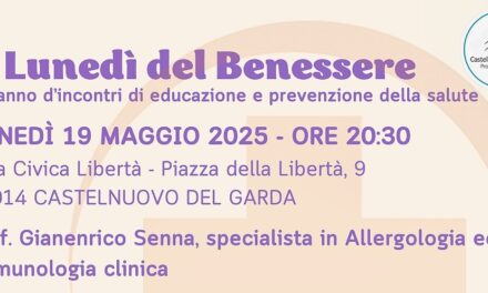 Castelnuovo, prosegue il ciclo “I Lunedì del Benessere”. Il 19 maggio si parla di allergie