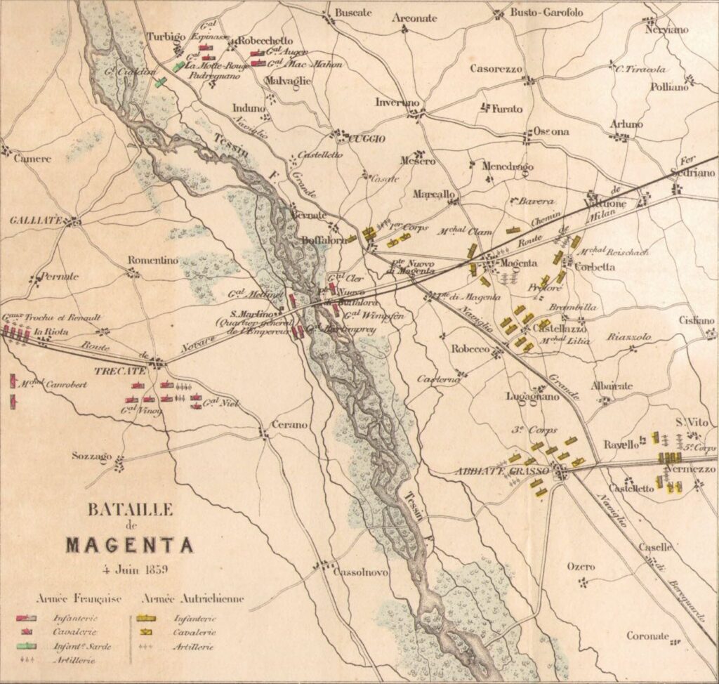 Carta Battaglia di Magenta