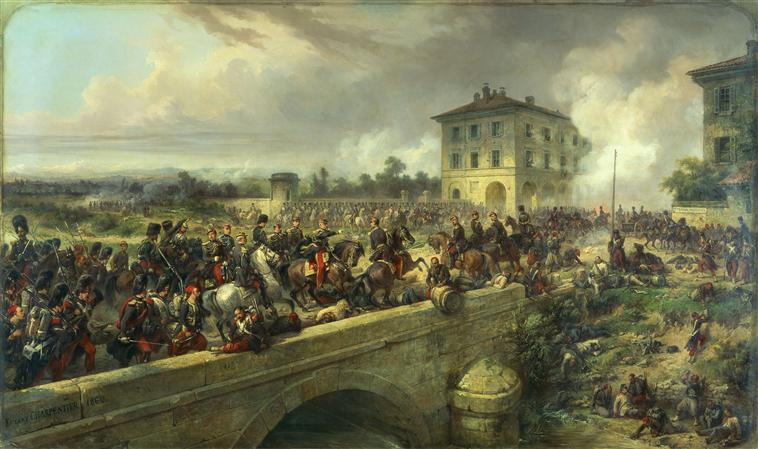 La GUardia Imperiale sfonda sul ponte di Magenta