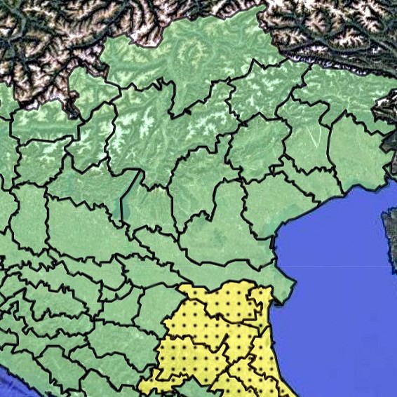 Le criticità di martedì 17 scivolano a sud-est