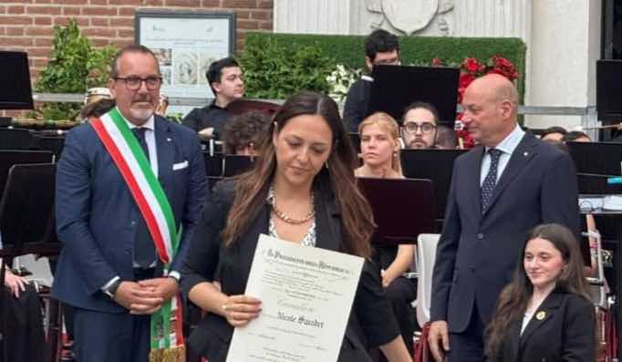 Nicole Sandri nominata Cavaliere della Repubblica: “Un’emozione che mi dà grinta per migliorare sempre”