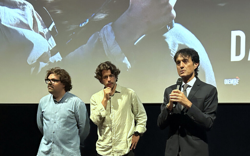 Morire per la passione. "Albatross": storia di Grilz, reporter cancellato 1 Da destra il regista Base, Centorame e "Giogio" Vit