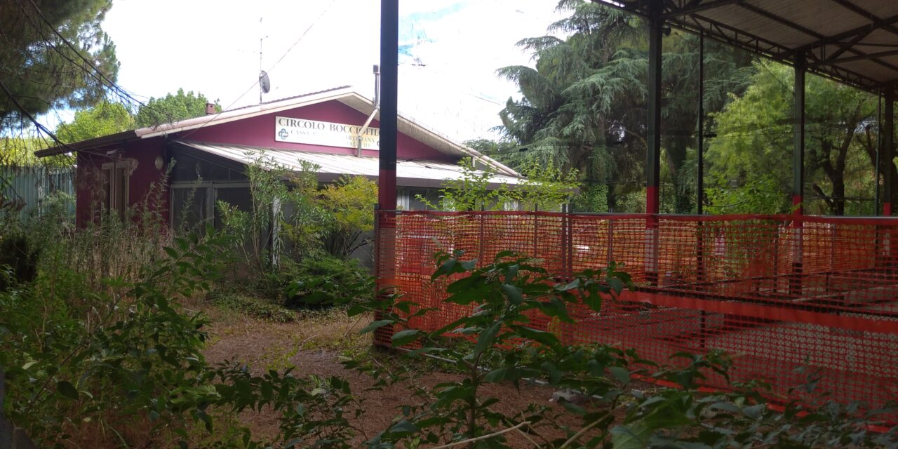 Ca’ di David. Nell’abbandono il Circolo bocciofilo