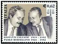 Manzoni a Capaci 1 Falcone borsellino francobollo