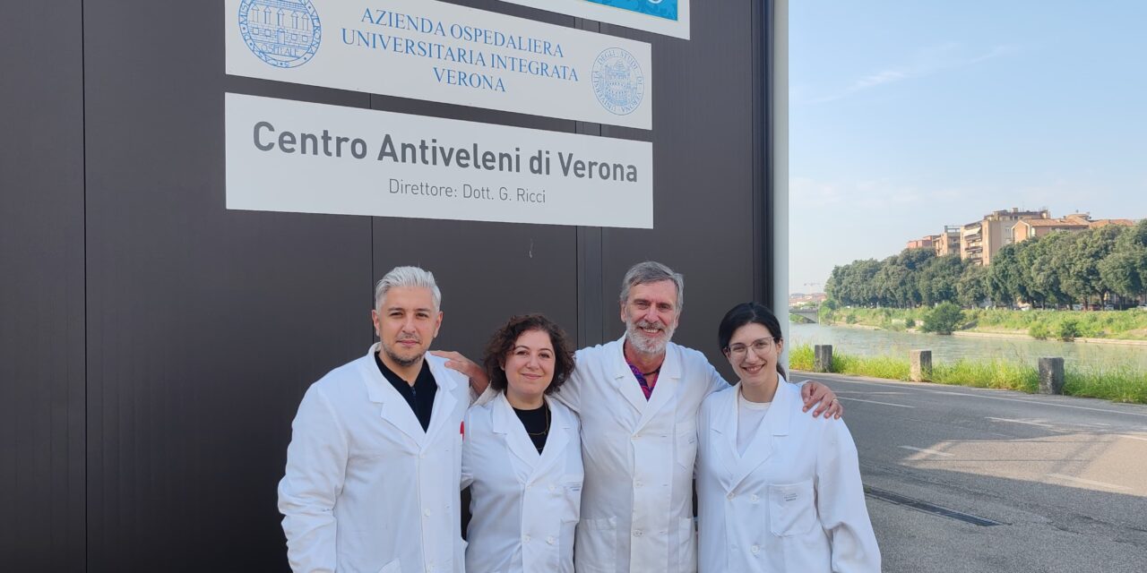 AOUI, la ricerca del Centro Antiveleni premiata come miglior pubblicazione al Congresso Internazionale di Tossicologia