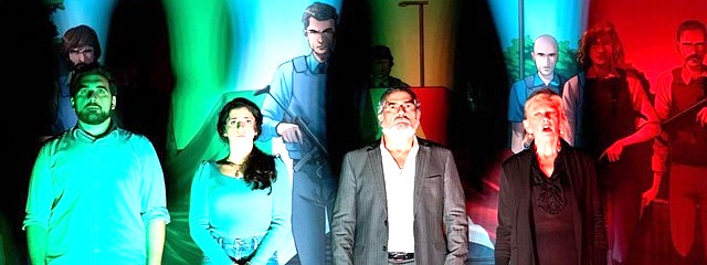 La mafia e "gli invisibili", inno alla legalità e alla memoria collettiva 1 Contro la mafia anche la memoria. Qui gli interpreti de "Gli invisibili" (venerdì in Gran Guardia).